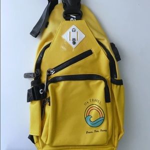 Waterproof Crossbody Bag w/ USB Charging Port